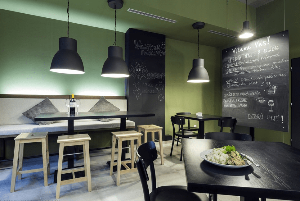 Restaurant with cafe in the center of Bratislava